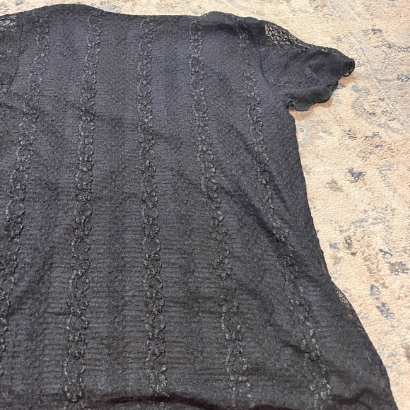 b.i.y.a.c.d.a Elegant Black Lace Women's Top - Picture 11 of 12